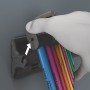 950/9 Hex-Plus Multicolour 3 Набор Г-образных ключей Wera метрические размеры, BlackLaser, 10 предметов