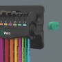 950/9 Hex-Plus Multicolour 3 Набор Г-образных ключей Wera метрические размеры, BlackLaser, 10 предметов