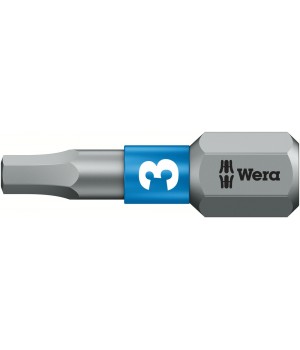 840/1 BTZ Hex-Plus бита торсионная с внешним шестигранником, 1/4" C6.3, 3 x 25 мм Wera WE-056683