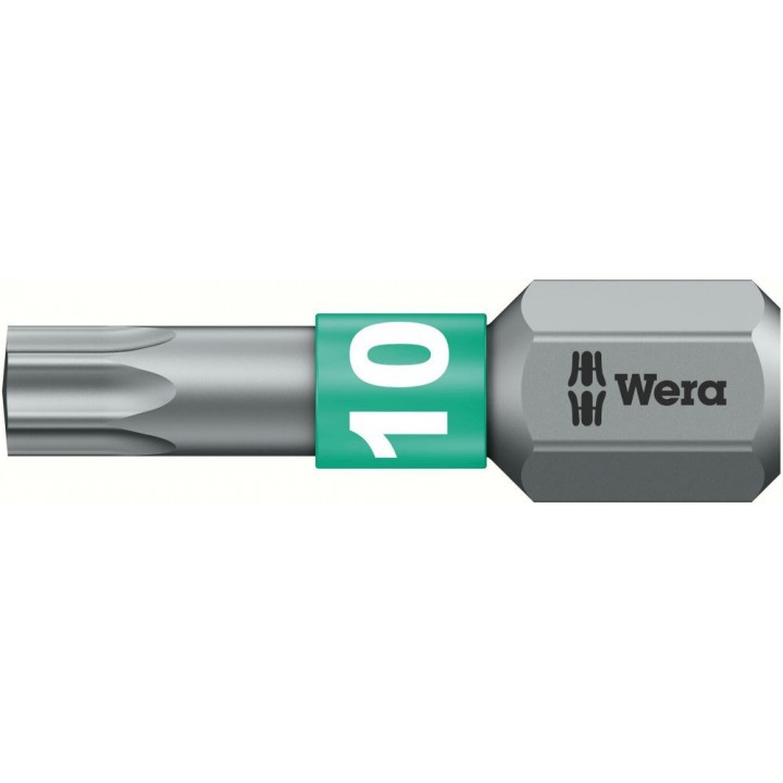 867/1 BTZ TORX бита торсионная, 1/4" C6.3, TX 10 x 25 мм Wera WE-066120