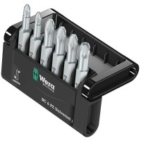 Bit-Check 6 PZ Universal 1 набор бит торсионных, 6 пр., 1/4" E6.3 Wera WE-056471