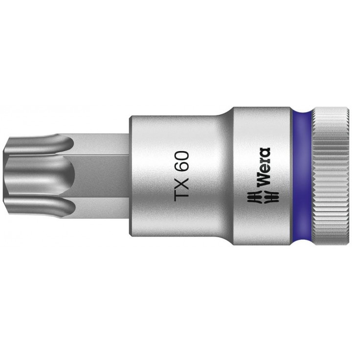 8767 C HF TORX Zyklop Головка торцевая с вставкой-битой, 1/2", с фиксацией, TX 60 x 60 мм Wera WE-003838