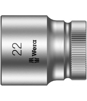 8790 HMC Zyklop Головка торцевая 6-гранная, 1/2", 22 x 37 мм Wera WE-003613