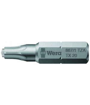 867/1 ZA SPAX T-STAR plus (TORX с цапфой) бита, 1/4" C6.3, TX 15 x 25 мм Wera WE-066081