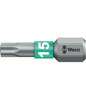 867/1 BTZ TORX бита торсионная, 1/4" C6.3, TX 15 x 25 мм Wera WE-066122