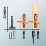 Bit-Check 6 Impaktor 1 набор бит ударных, алмаз, 6 пр., 1/4" E6.3 Wera WE-057695