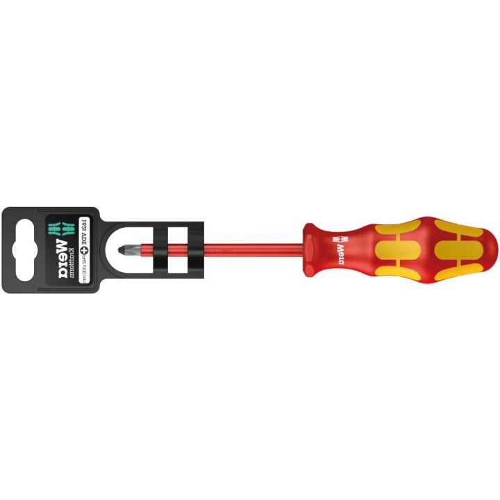 162 i PH VDE SB Отвёртка диэлектрическая крестовая, PH 2 x 100 мм Wera WE-100012