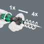 Kraftform Kompakt Turbo 1, набор бит с отвёрткой-битодержателем, 19 пр. Wera WE-057482