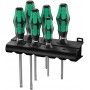 334/6 Rack Kraftform Plus Lasertip Набор отвёрток + подставка, 6 пр., PH 1x80/2x100, SL 0.5x3.0x80/0.8x4.0x100/1.0x5.5x125/1.2x6.5x150 Wera WE-105650