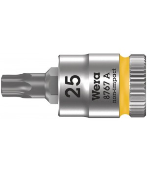 8767 A TORX Zyklop Головка торцевая с вставкой-битой, 1/4", TX 25 x 28 мм Wera WE-003392