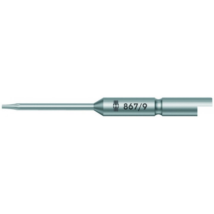 867/9 С TORX бита, сверхтвёрдая, 4 мм Halfmoon, TX 4 x 64 мм, Ø конца 2.0 мм Wera WE-345018