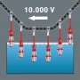 3162 i PH VDE Отвёртка диэлектрическая крестовая из нерж. стали, PH 2 x 100 мм Wera WE-022734