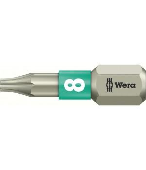 3867/1 TS TORX бита торсионная, нерж., 1/4" C6.3, TX 8 x 25 мм Wera WE-071030