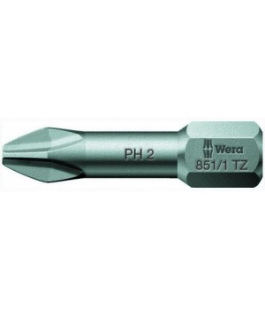 851/1 TZ PH бита торсионная, 1/4" C6.3, PH 2 x 25 мм Wera WE-056510