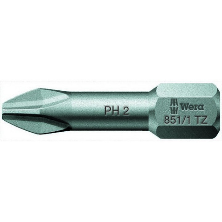 851/1 TZ PH бита торсионная, 1/4" C6.3, PH 1 x 25 мм Wera WE-056505