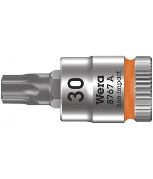 8767 A TORX Zyklop Головка торцевая с вставкой-битой, 1/4", TX 30 x 28 мм Wera WE-003393