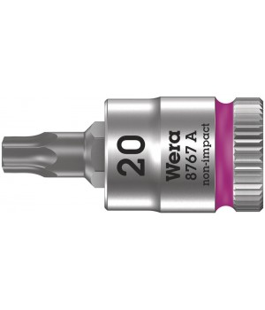 8767 A TORX Zyklop Головка торцевая с вставкой-битой, 1/4", TX 20 x 28 мм Wera WE-003391