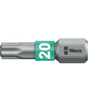 867/1 BTZ TORX бита торсионная, 1/4" C6.3, TX 20 x 25 мм Wera WE-066124