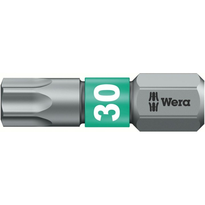 867/1 BTZ TORX бита торсионная, 1/4" C6.3, TX 30 x 25 мм Wera WE-066128