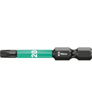 867/4 IMP DC Impaktor TORX Бита ударная, алмаз, 1/4" C6.3, TX 20 x 50 мм Wera WE-057664