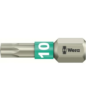 3867/1 TS TORX бита торсионная, нерж., 1/4" C6.3, TX 10 x 25 мм Wera WE-071032